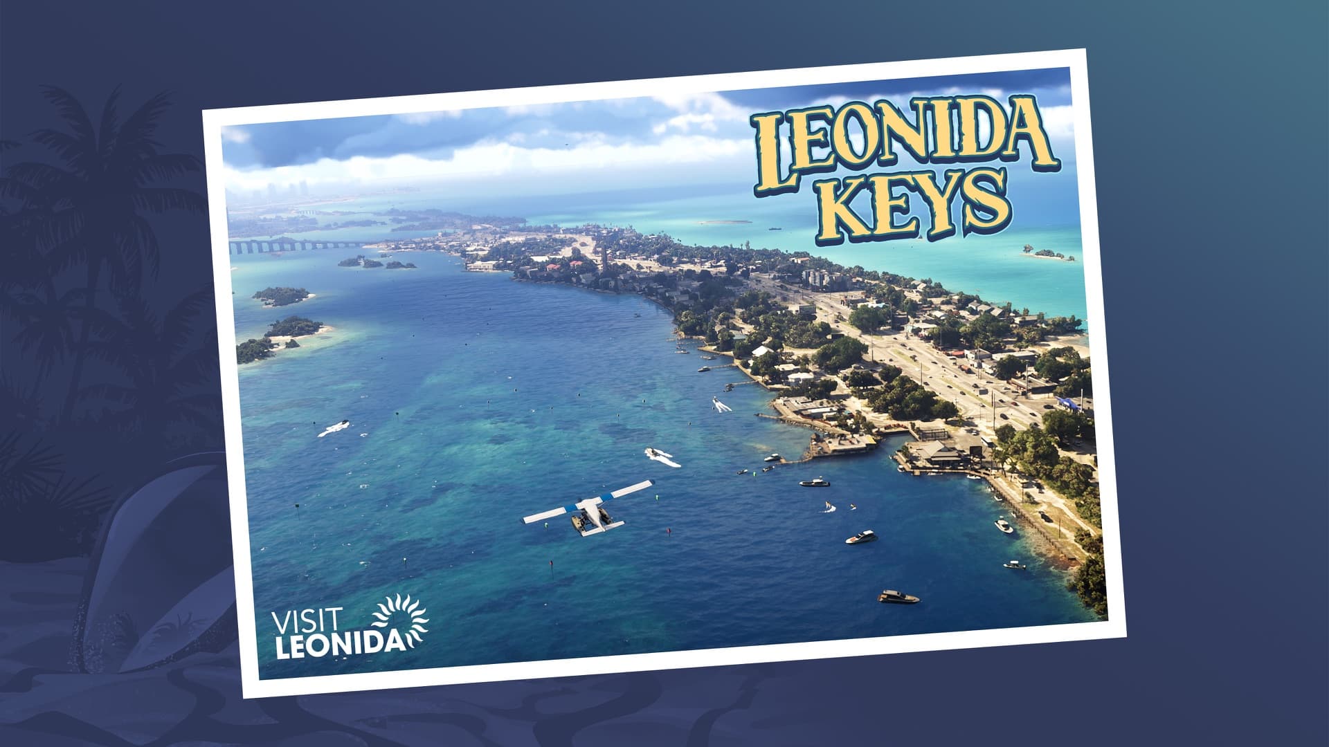 Leonida Keys Postcard Landscape — official GTA VI artwork featuring leonida keys, published in Rockstar Games’ downloadable media library.