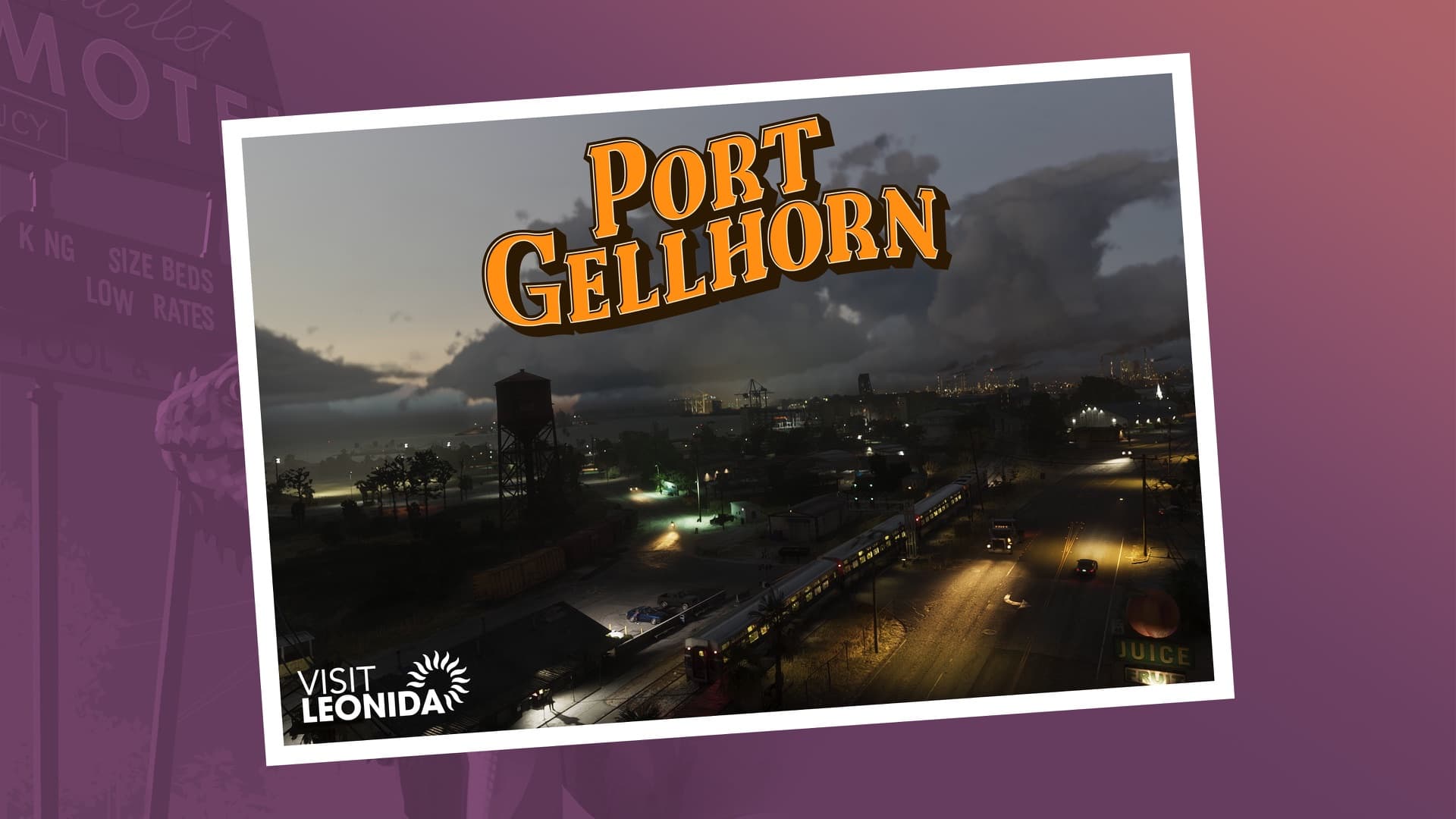 Port Gellhorn Postcard Landscape — official GTA VI artwork featuring port gellhorn, published in Rockstar Games’ downloadable media library.